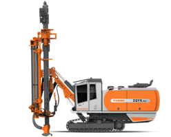 Integrated Down the Hole Surface Drill Rig